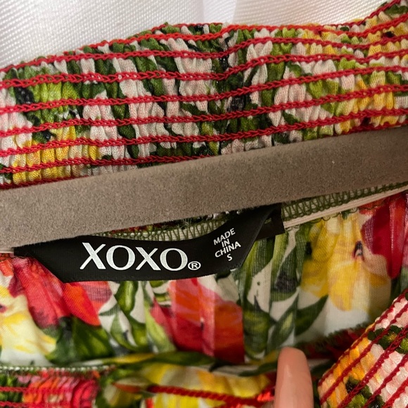 XOXO Floral Fringe Dress Small - Picture 4 of 4